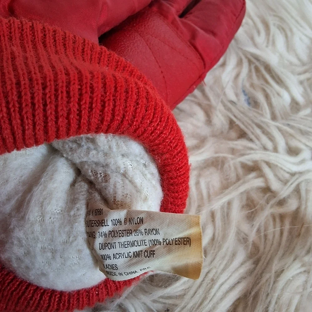 Vintage Colorblock Ski Gloves M